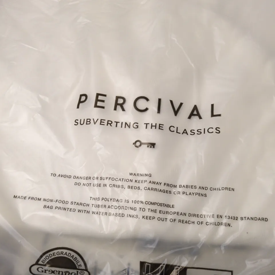 PERCIVAL LOYALTY T SHIRT – WHITE, SIZE M