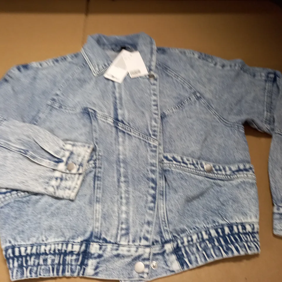 DIVIDED PATCHWORK DENIM JACKET - S
