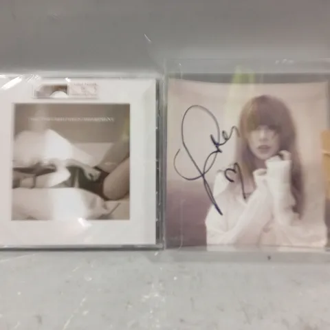 SEALED TAYLOR SWIFT THE TORTURED POETS DEPARTMENT ALBUM WITH SIGNED PICTURE CARD