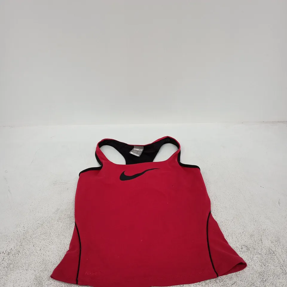 NIKE WOMEN'S TANK TOPS – RED, XS (NIKE FITDRY) 