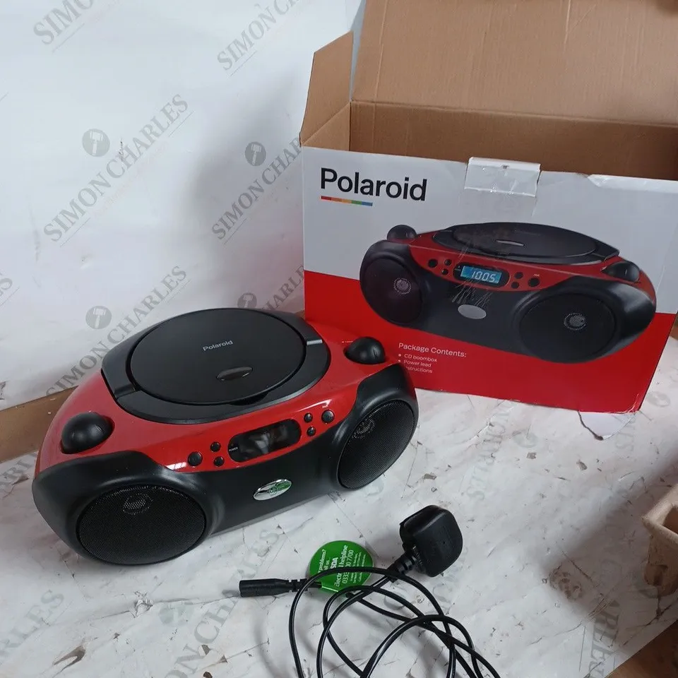  BLUETOOTH CD BOOMBOX BLACK