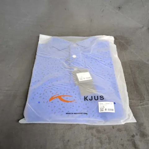 KJUS MENβS GOLF POLO SHIRT β MYKONOS/ATLANTA BLUE, UK 38 (EU 48)