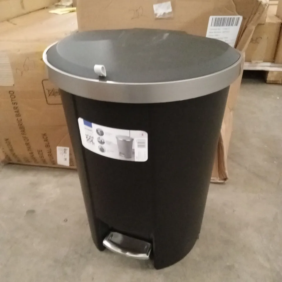 BOXED ADDIS MODE 50L PEDAL STORAGE BIN