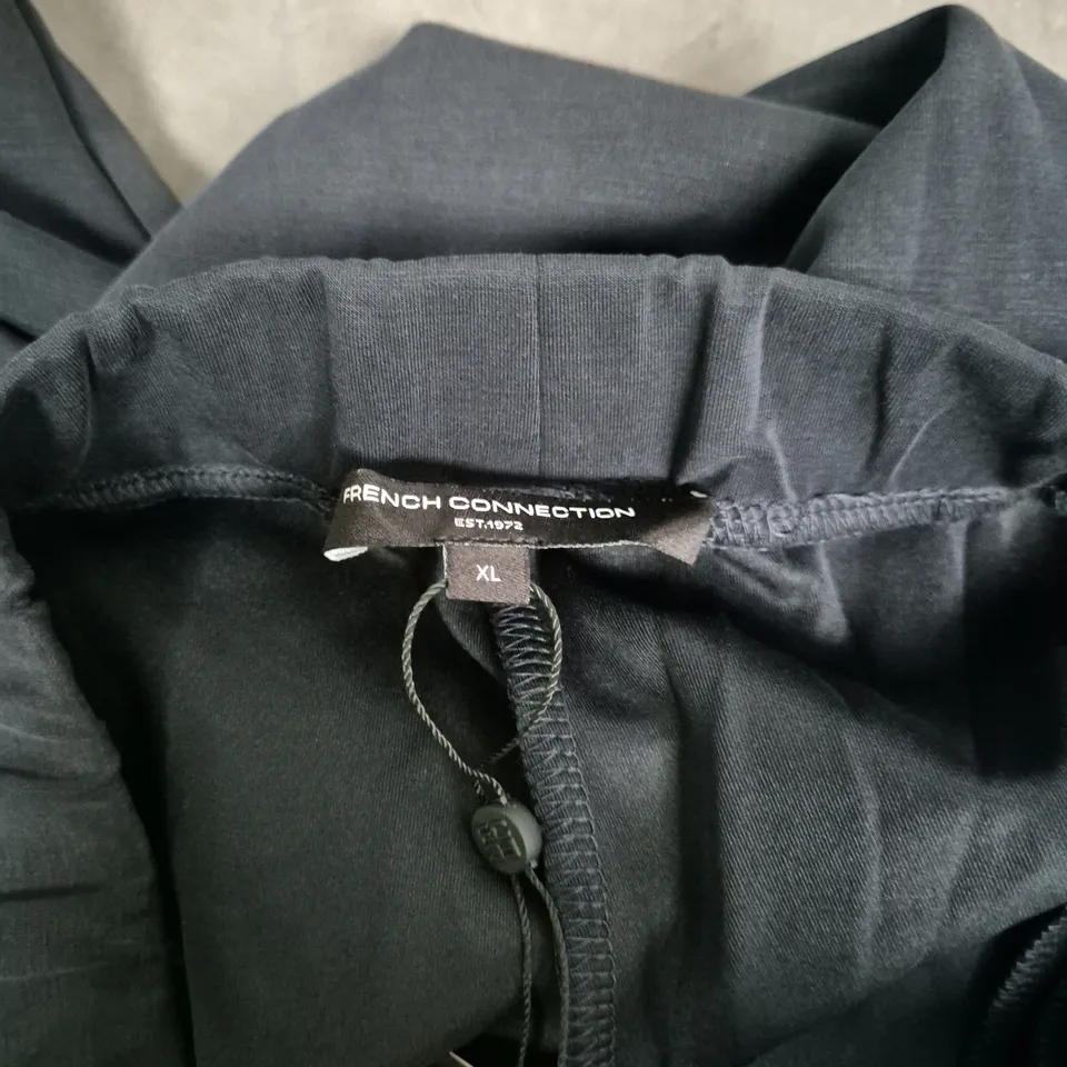 French Connection Navy/Black Drawstring Joggers – XL