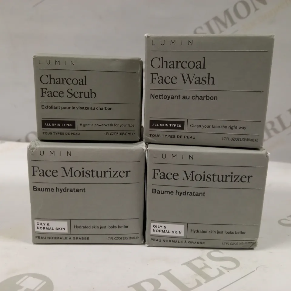 LUMIN SKINCARE BUNDLE 4 ITEMS 