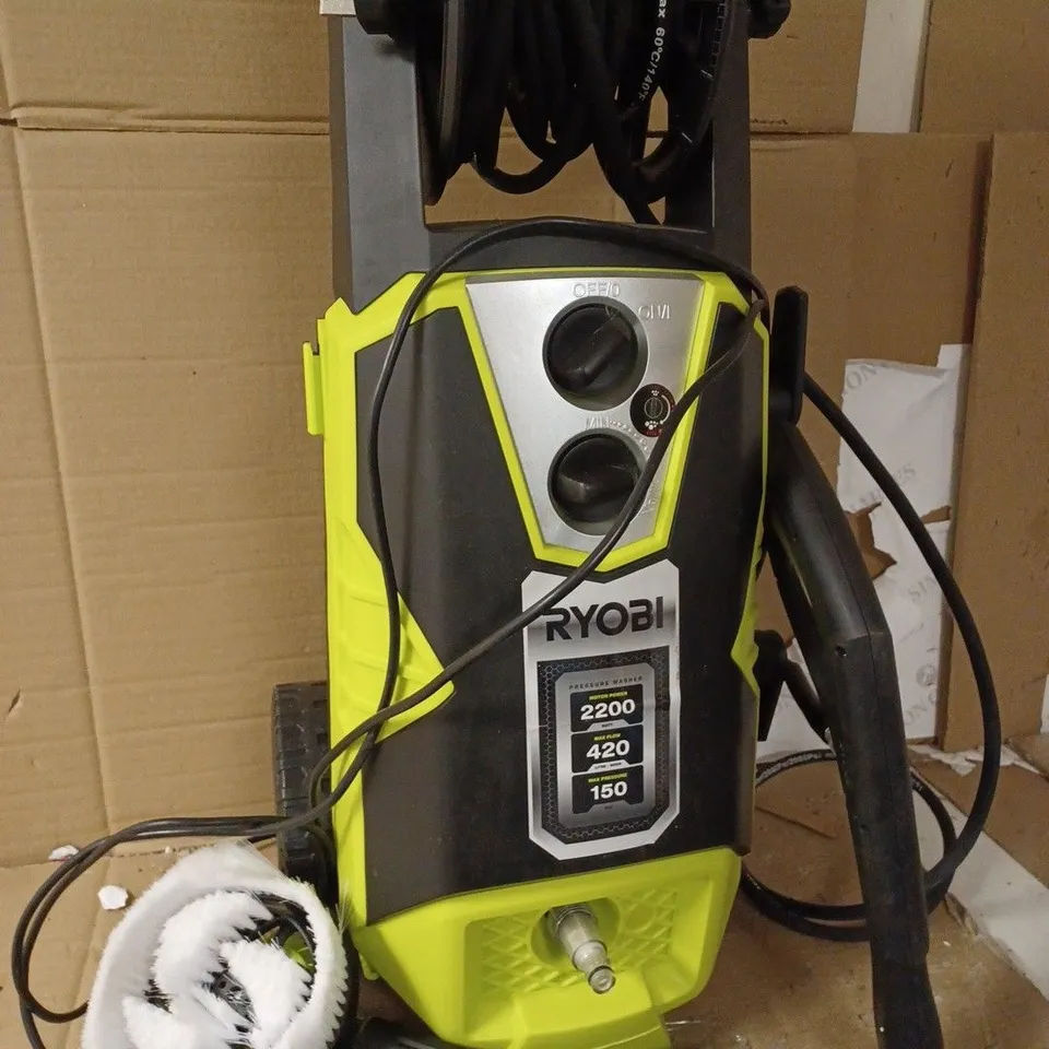 RYOBI RPW150XRB CORDED PRESSURE WASHER (COLLECTION ONLY)