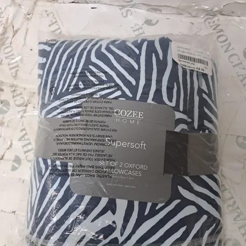 COZEE HOME ABSTRACT ANIMAL PRINT SET OF 2 SHAMS