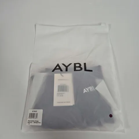 AYBL ADAPT SEAMLESS STRAPPY SPORTS BRA – MIDNIGHT PLUM – UK M