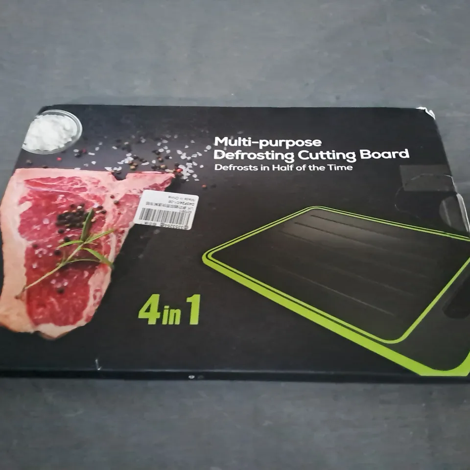 BOXED 4 IN 1 MULTI-PURPOSE DEFROSTING CUTTING BOARD