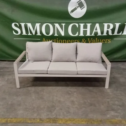PACIFIC METAL 3 SEATER OUTDOOR GARDEN SOFA