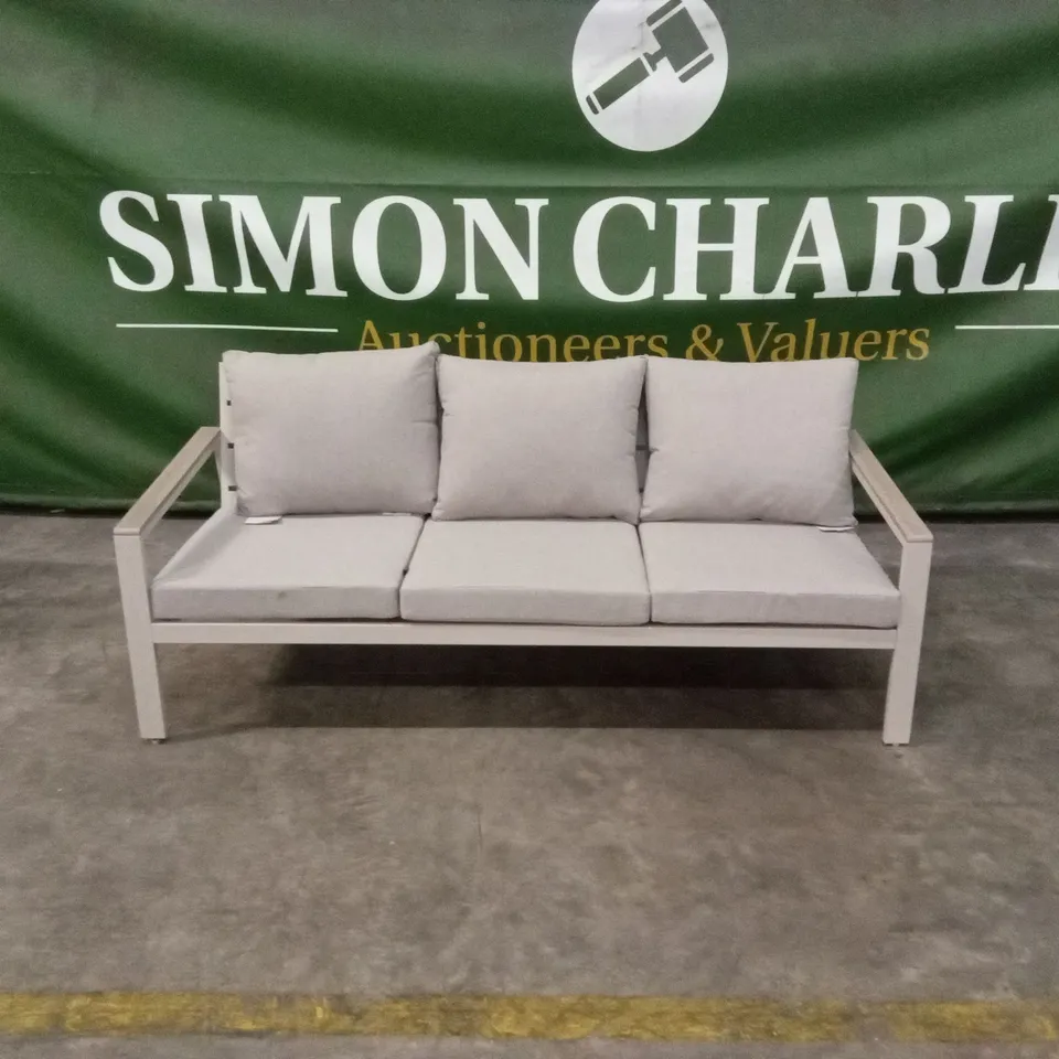 PACIFIC METAL 3 SEATER OUTDOOR GARDEN SOFA
