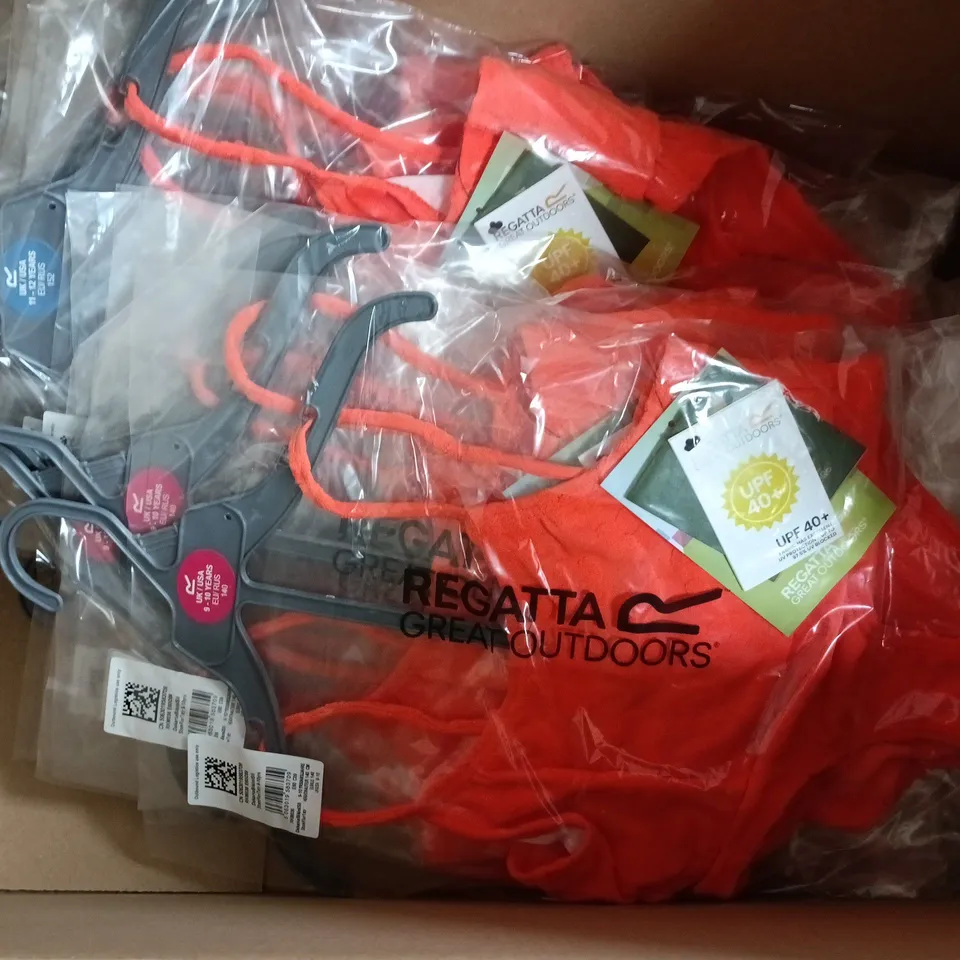 17 BRAND NEW REGATTA KIDS DAKARIA II BIKINIS IN SATSUMA FLORAL - 9/10YRS & 11/12YRS