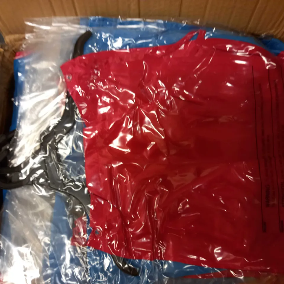 BOX OF APPROX 35 SUPERGIRL DRESSES WITH CAPE - SIZE SMALL