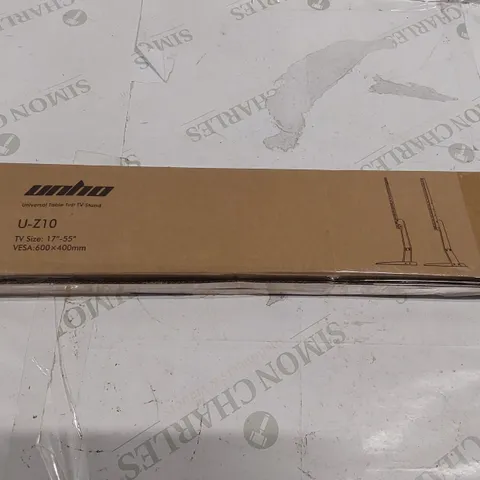 BOXED UNIVERSAL TABLE TOP TV STAND PEDESTAL FOR 17-55 INCH TVS
