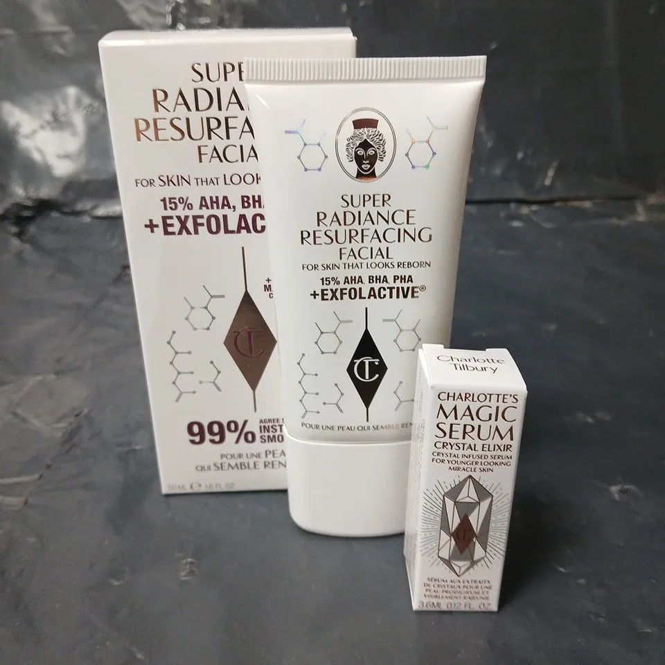 CHARLOTTE TILBURY SUPER RADIANCE RESURFACING FACIAL - 50ML
