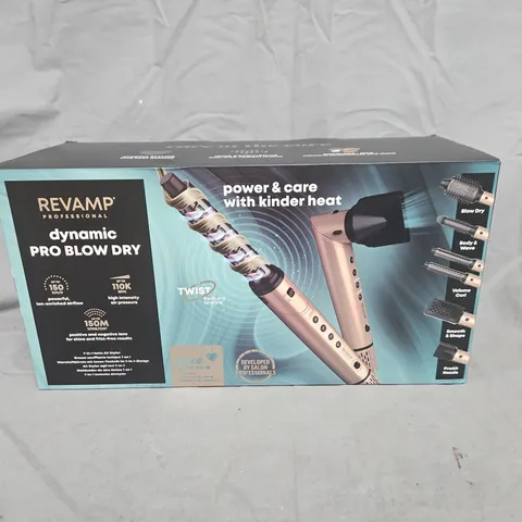 BOXED REVAMP PROFESSIONAL DYNAMIC PRO BLOW DRY DR-2850GD-GB
