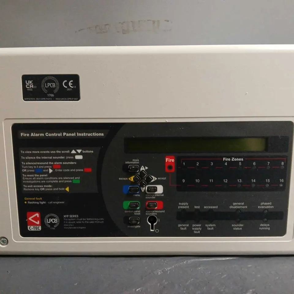 FIRE ALARM CONTROL PANEL 