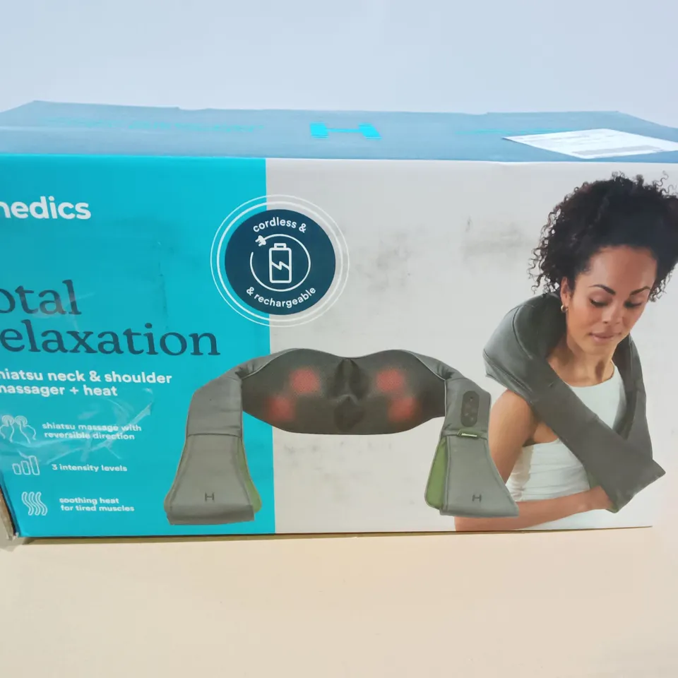BOXED HOMEDICS SHIATSU NECK AND SHOULDER MASSAGER 
