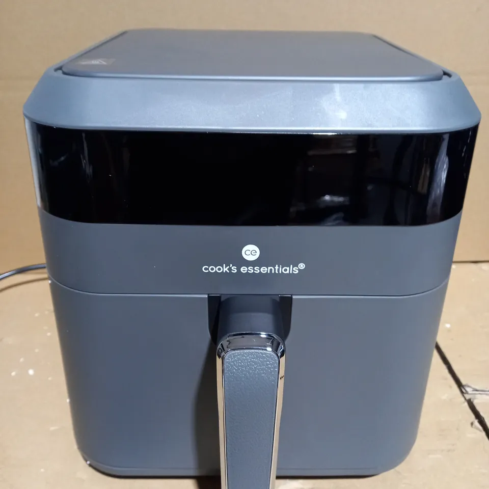 COOK'S ESSENTIALS 5.8L AIR FRYER IN SLATE GREY