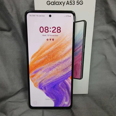 SAMSUNG GALAXY A53 5G – BLACK, SM-A536B/DS – BOXED WITH USB-C CABLE