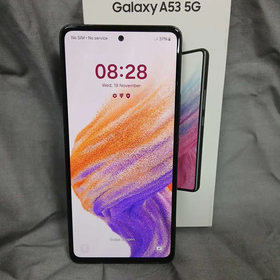 SAMSUNG GALAXY A53 5G – BLACK, SM-A536B/DS – BOXED WITH USB-C CABLE