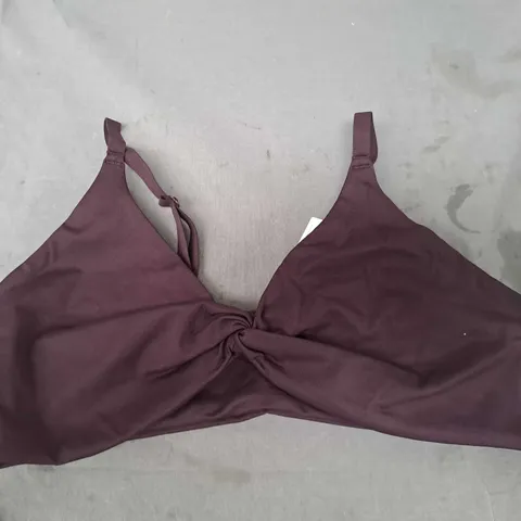 GYMSHARK ELEVATE TWIST FRONT BRALETTE SIZE L