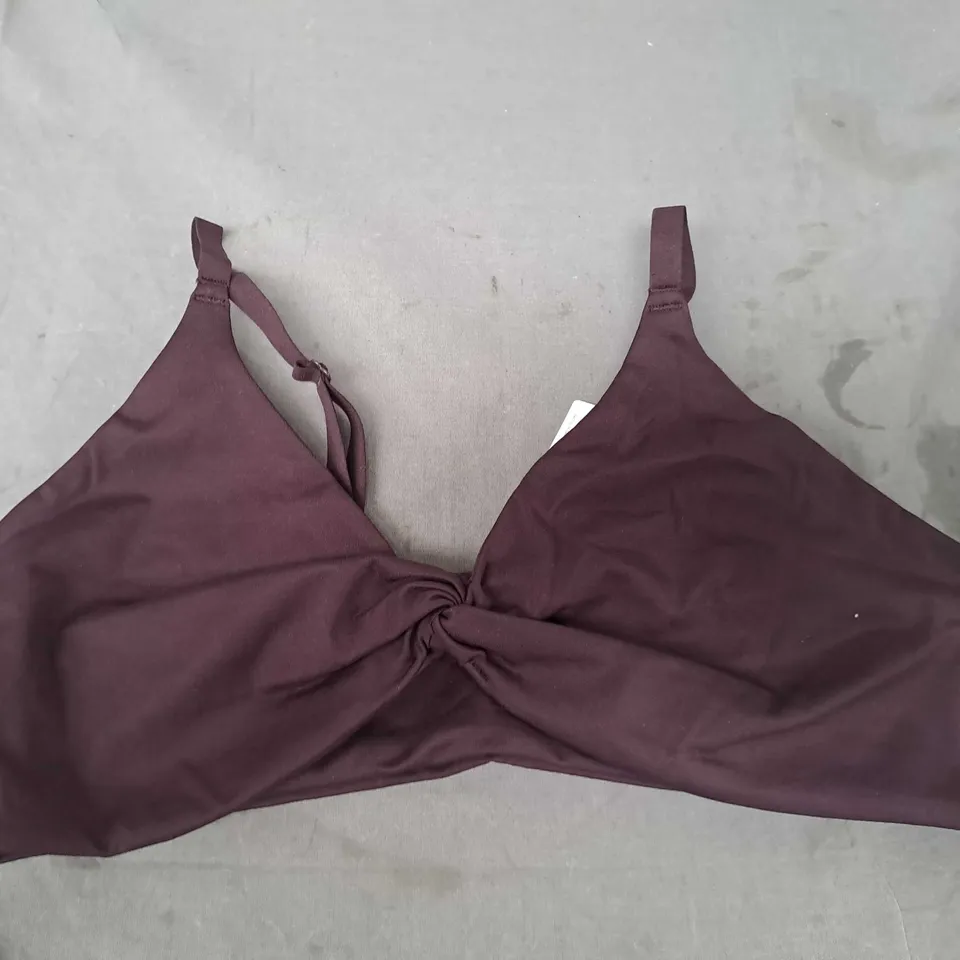 GYMSHARK ELEVATE TWIST FRONT BRALETTE SIZE L