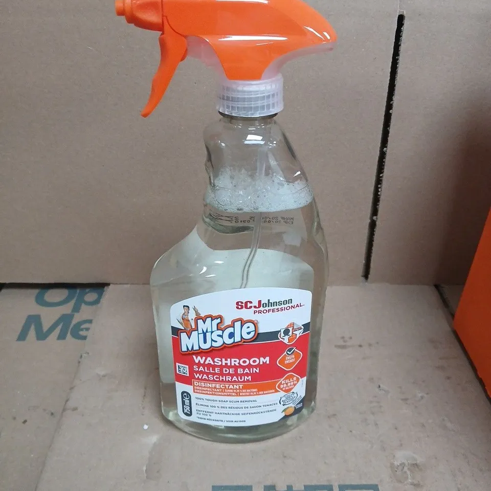 MR MUSCLE WASHROOM DISINFECTANT SPRAY – 6 X 500ML (SC JOHNSON)