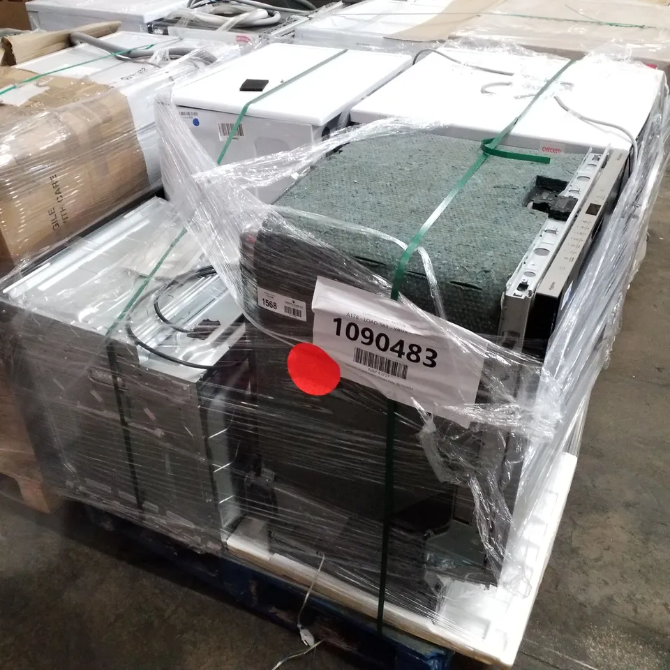 PALLET OF APPROXIMATELY 4 UNPROCESSED RAW RETURN WHITE GOODS TO INCLUDE