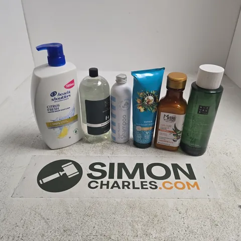 APPROXIMATELY 15 ASSORTED HEALTH & BEAUTY PRODUCTS TO INCLUDE rituals bath foam, maui curl care, head & shoulders citrus fresh, ETC - COLLECTION ONLY