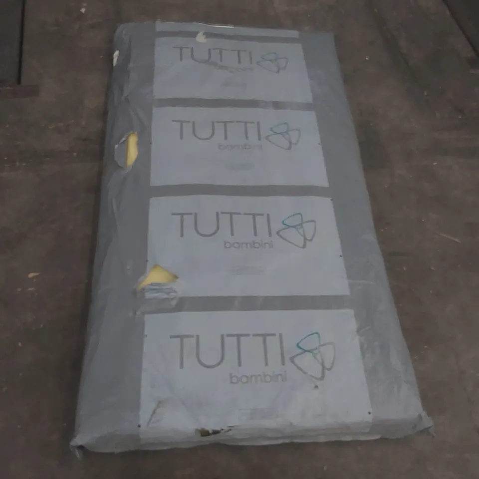 QUALITY BAGGED TUTTI BAMBINI 140 x 70CM COT MATTRESS