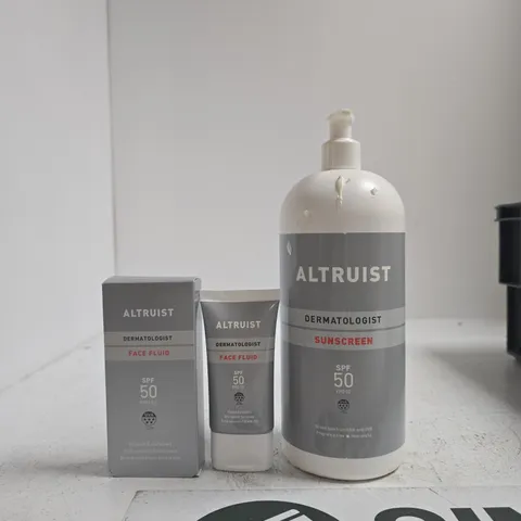 ALTRUIST DERMATOLOGIST SUNSCREEN AND FACE FLUID SPF 50 – SET OF 2