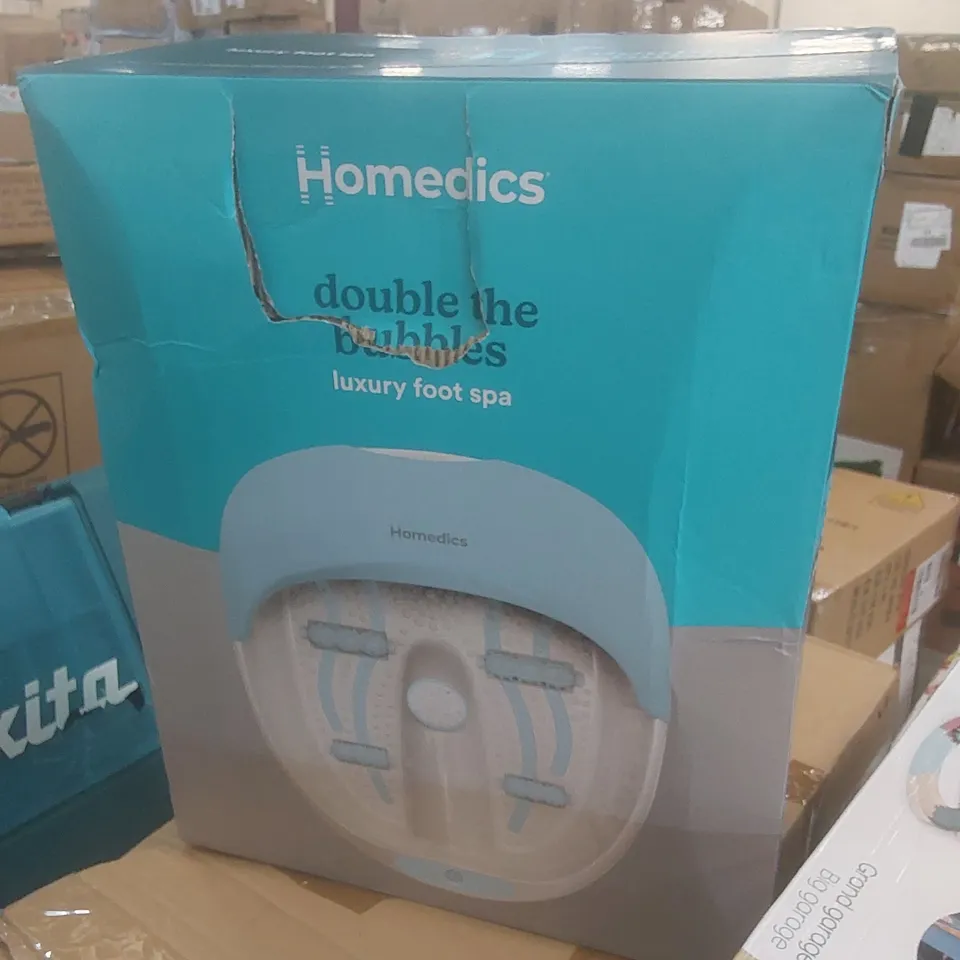 BOXED HOMEDICS LUXURY FOOT SPA RRP £54.99