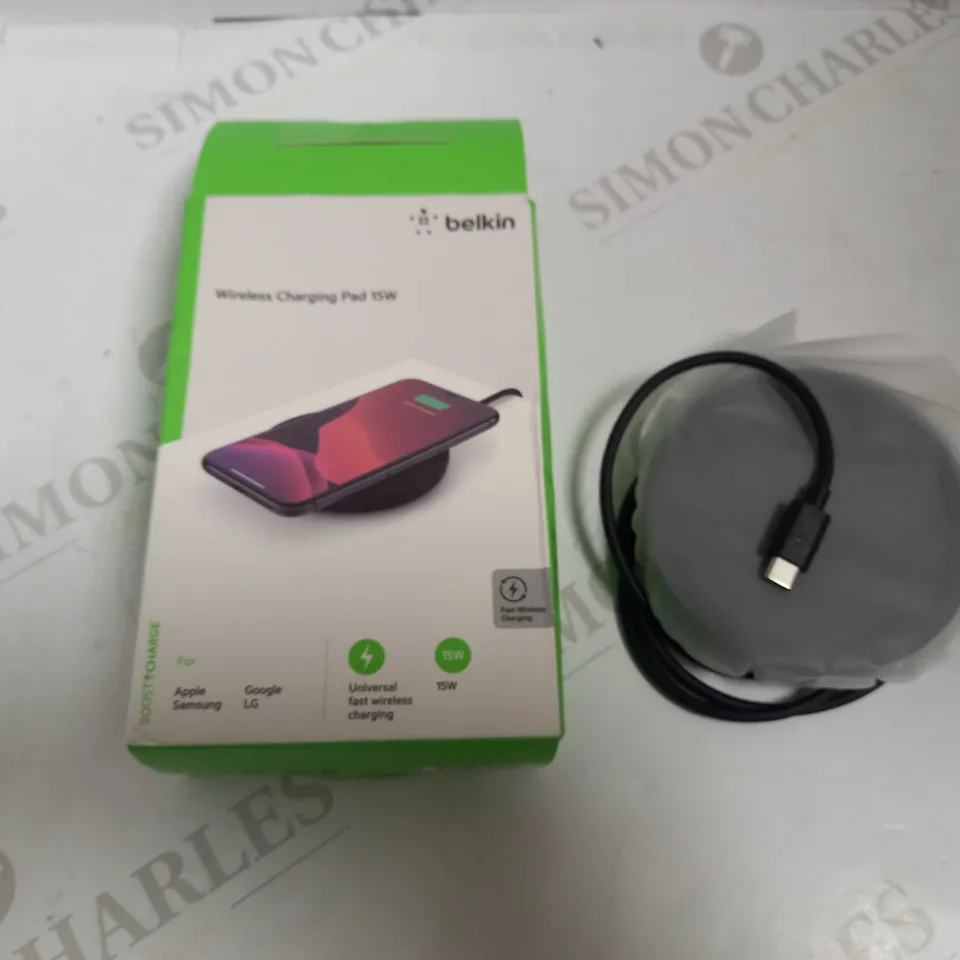 BOOST CHARGE WIRELESS CHARGING PAD 15W RRP £34.99
