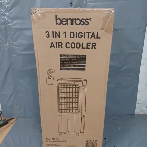 BOXED BENROSS 3IN1 DIGITAL AIR COOLER