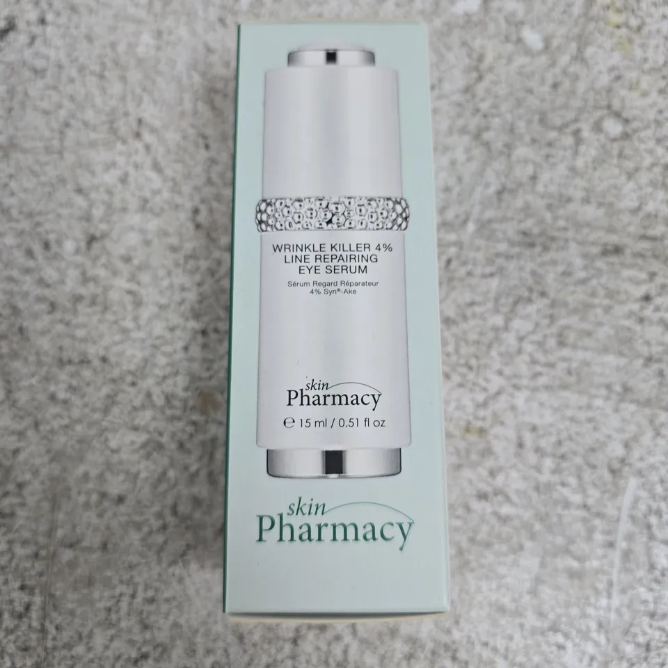 SKIN PHARMACY WRINKLE KILLER 4% LINE-REPAIRING EYE SERUM – 15 ML