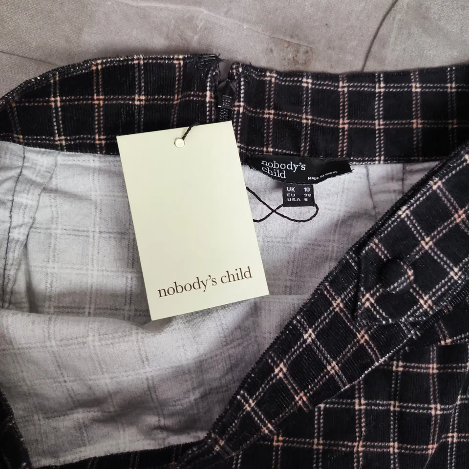 NOBODYS CHILD TERRI SKIRT IN BLACK - UK 10