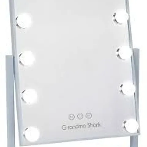 BOXED HOLLYWOOD MAKEUP MIRROR, ADJUSTABLE ANGLE, TOUCH BUTTON, ADJUSTABLE BRIGHTNESS (1 BOX)