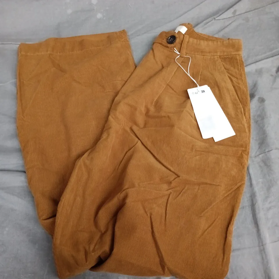 ARKET BROWN CORDUROY TROUSERS – UK 8 (EU 36) – WOMEN'S
