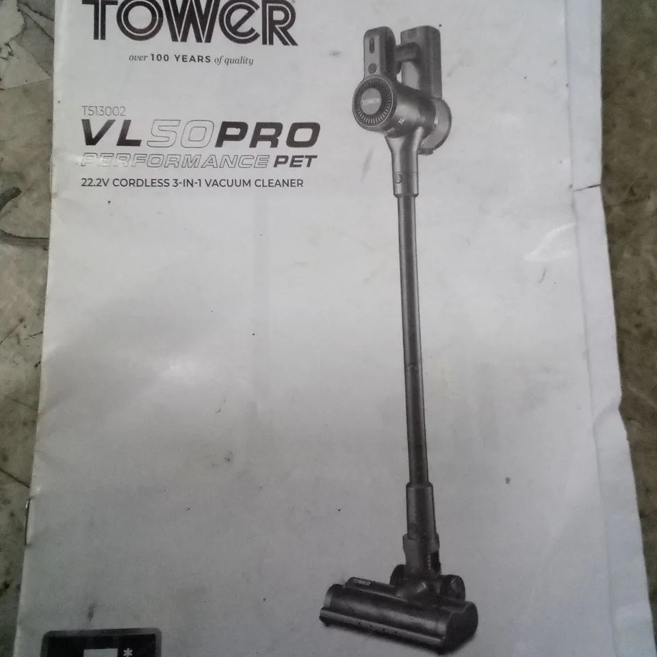 BAGGED TOWER VL50 PRO CORDLESS 3-IN-1 VACUUM CLEANER