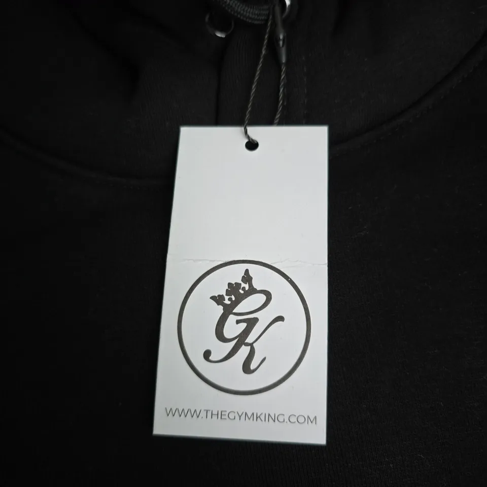 THE GYM KING BLACK HOODIE – MEN'S, SIZE L