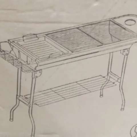 BOXED METAL BARBECUE COOKING RACK