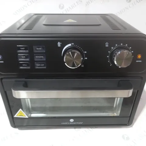 BOXED COOK'S ESSENTIAL 21-LITRE AIRFRYER OVEN IN BLACK