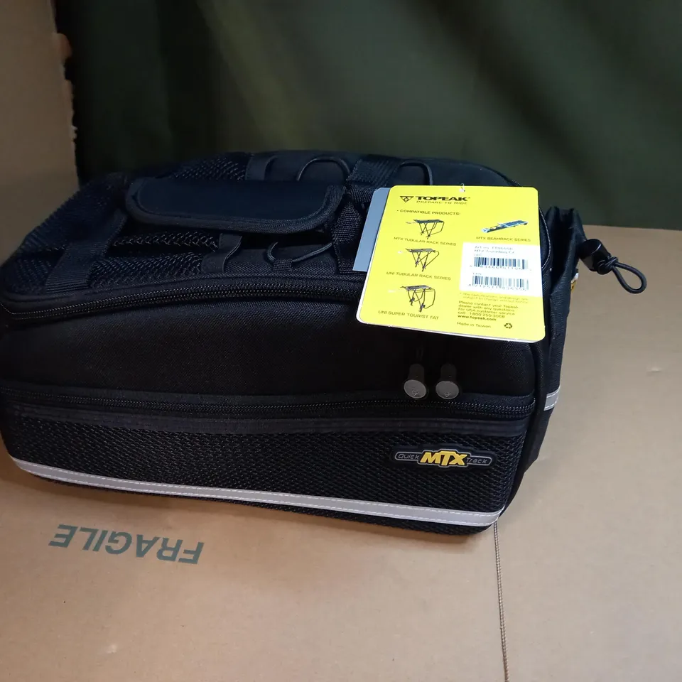 MTX BLACK/YELLOW DETAIL TRUNKBAG