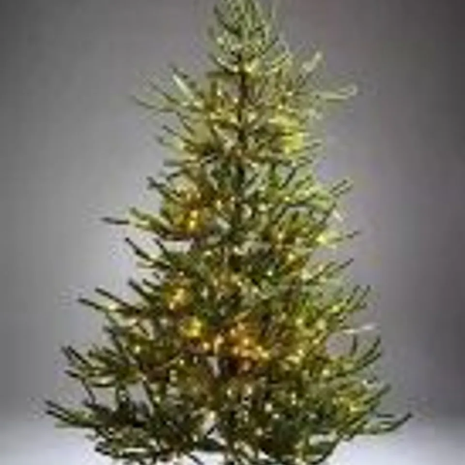 7FT FRASER FIR UPSWEPT PRE-LIT MIXED TIPS CHRISTMAS TREE RRP £219.99