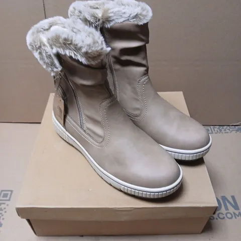 JO & JOE WOMEN'S BOOTS JADE TAUPE UK 6