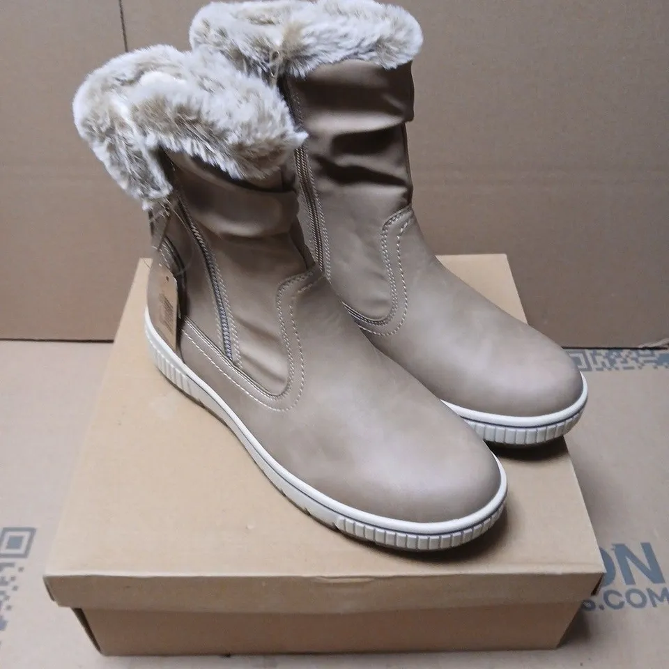 JO & JOE WOMEN'S BOOTS JADE TAUPE UK 6