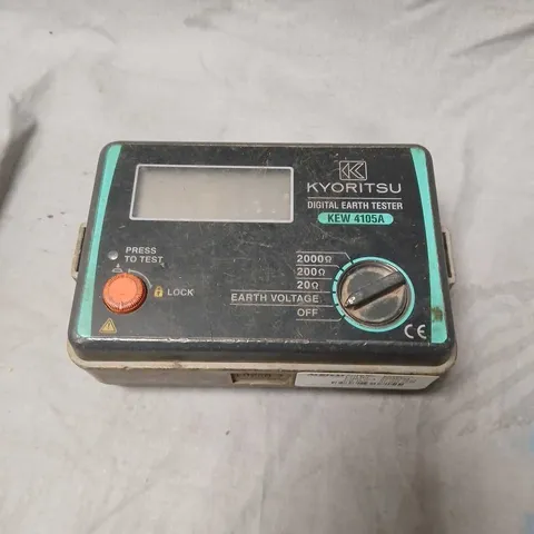 KYORITSU KEW 4105A DIGITAL EARTH TESTER