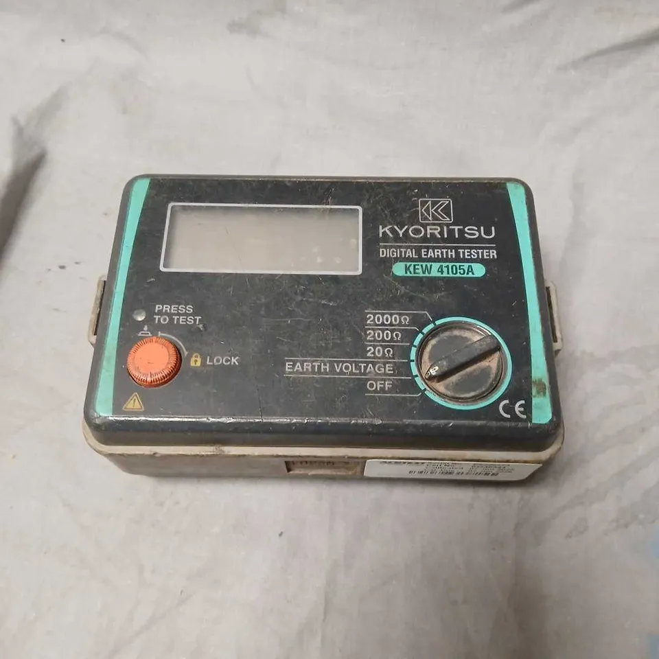 KYORITSU KEW 4105A DIGITAL EARTH TESTER