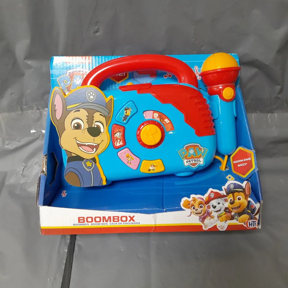 PAW PATROL BOOMBOX TOY RRP £19.99